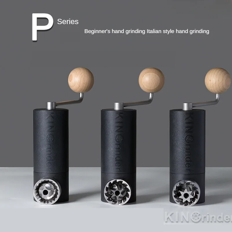Burr Hand Grinder - Kingrinder P1 P2 penggiling kopi portabel,
