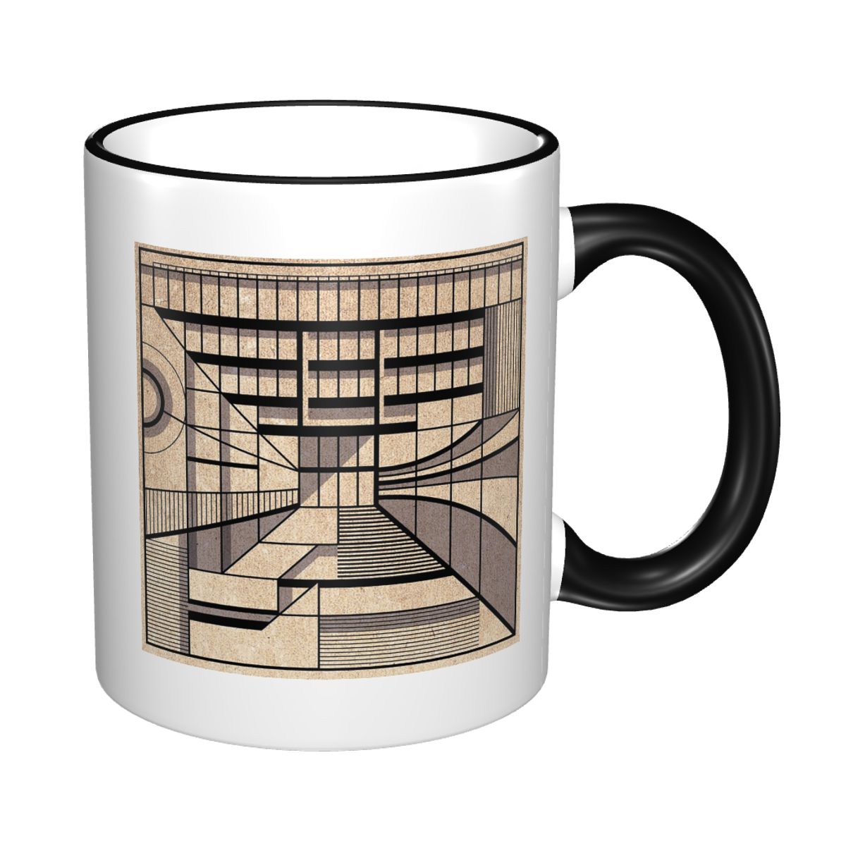 Coffee Tea Library - Mug Perpustakaan Pusat Birmingham Cangkir Kopi