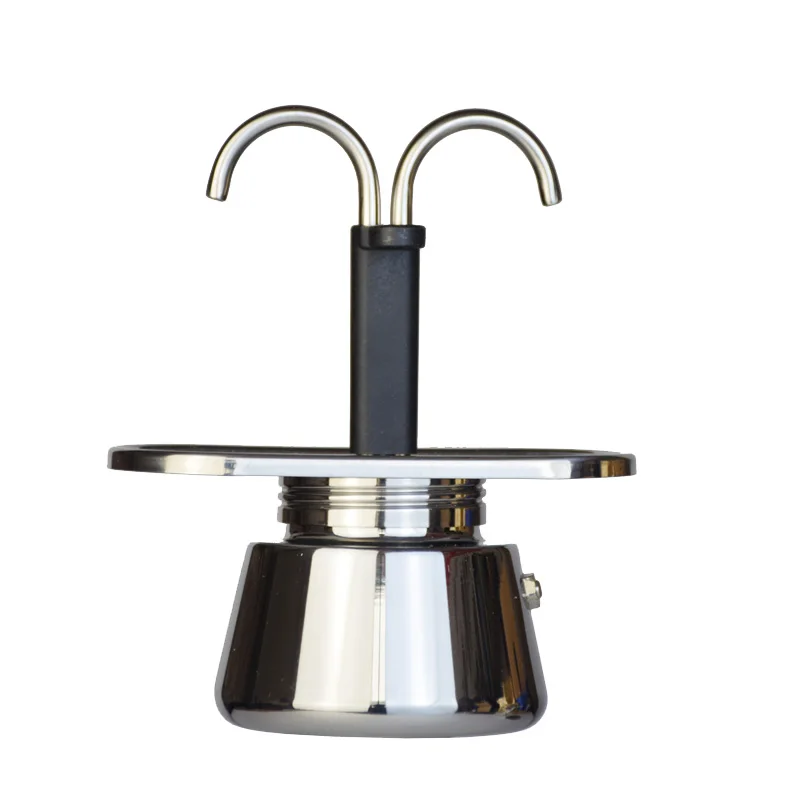 Coffee Tea Making Machine - Mini Moka Pot tabung ganda 200ML,