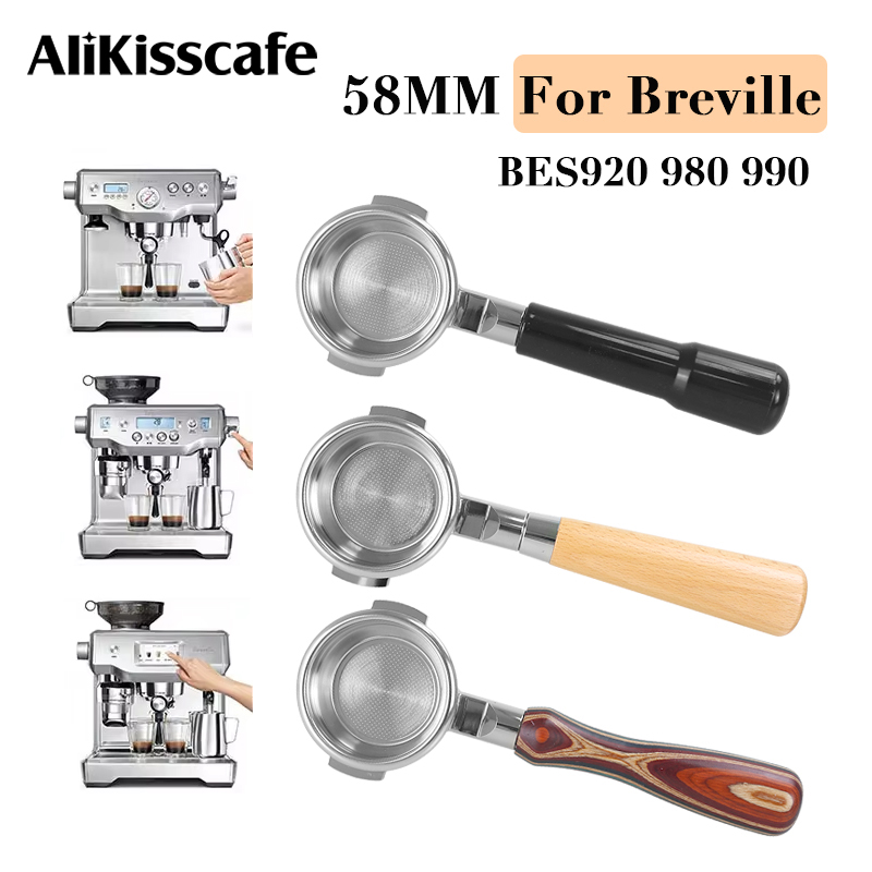 Coffee Tea Making Machine - Portafilter tanpa dasar 58MM untuk Breville