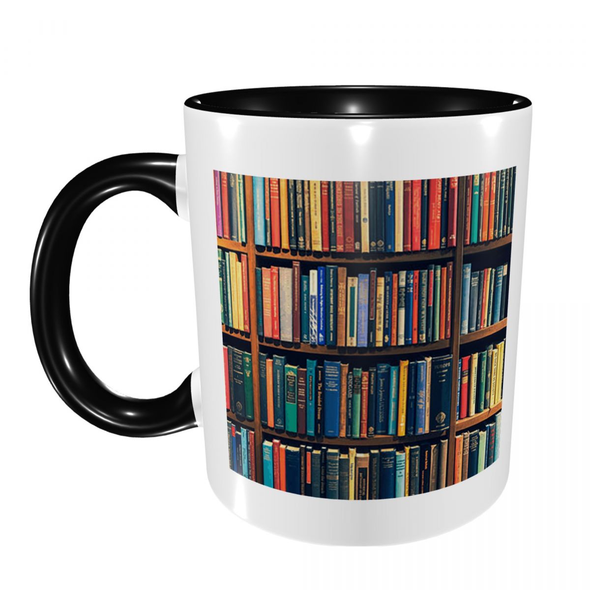 Coffee Tea Library - Buku Perpustakaan Pendidikan 1 Mug Cangkir