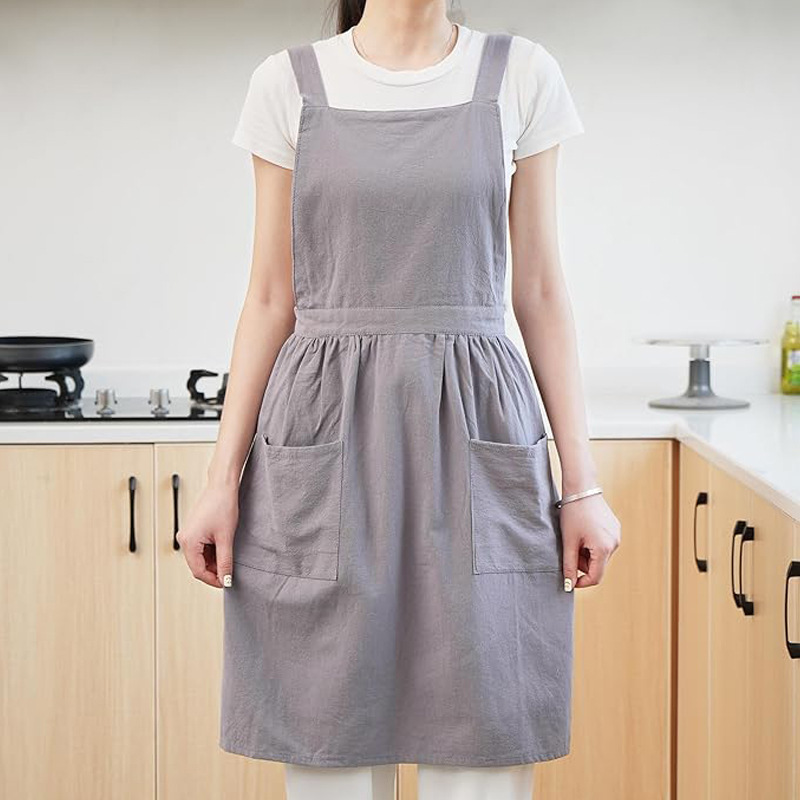Coffee Tea Garden - Apron kanvas terbuat dari katun cocok