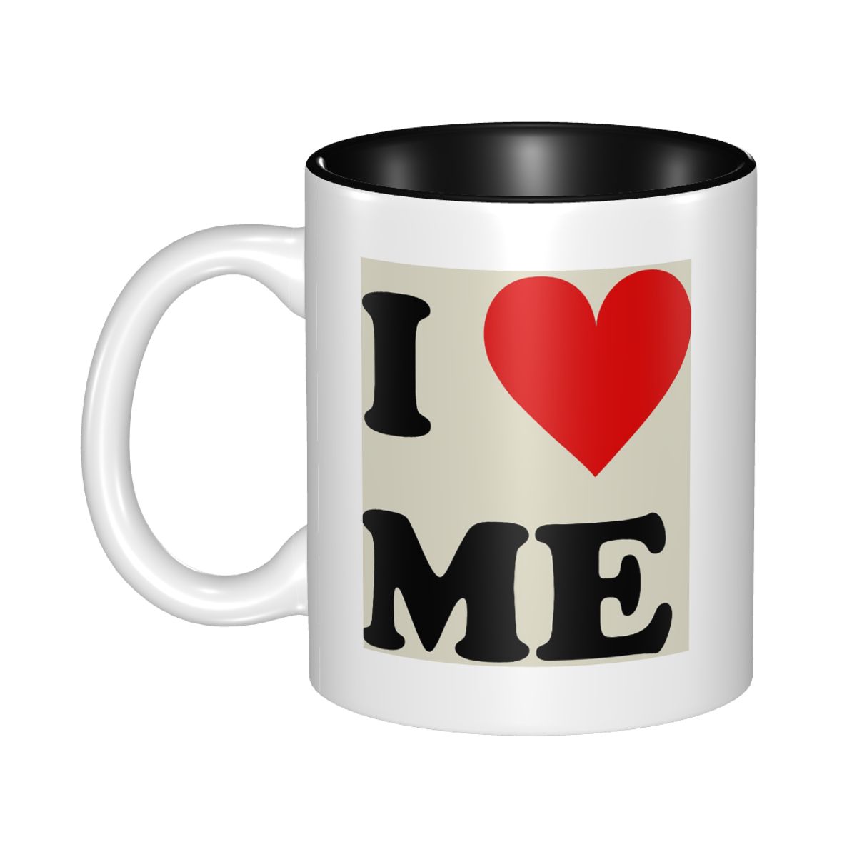 Coffee Tea And Me - I Love Me Heart Mug Cangkir
