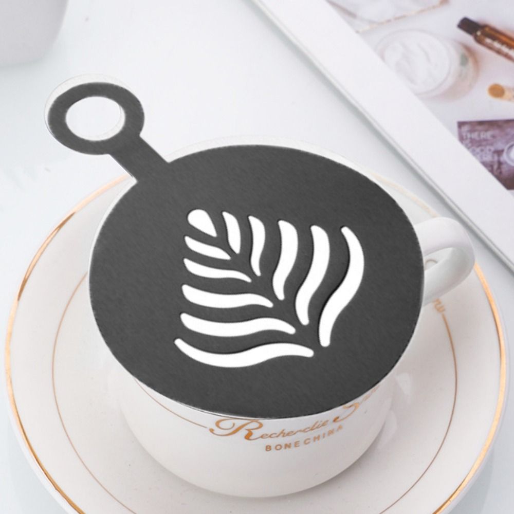 Coffee Stencil Art - 4 Buah Stensil Kopi Latte Baja