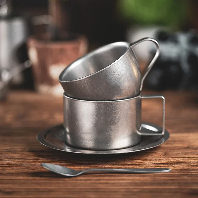 Coffee Tea And Sugar Canister Set - Set Cangkir Kopi Seri Retro Dinding