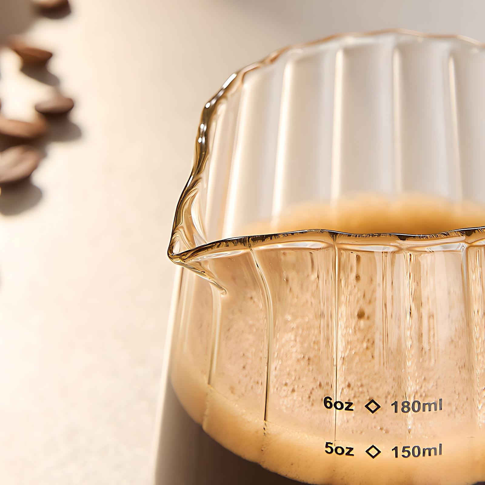OANKR Gelas Ukur 6 oz dengan C - Coffee Bean Scale ulasan dan harga