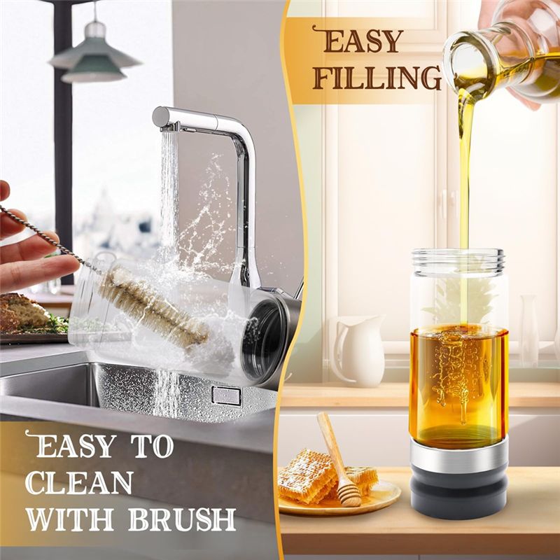 Dispenser Madu Kaca A21I-12 OZ - Coffee Tea Or ulasan dan harga