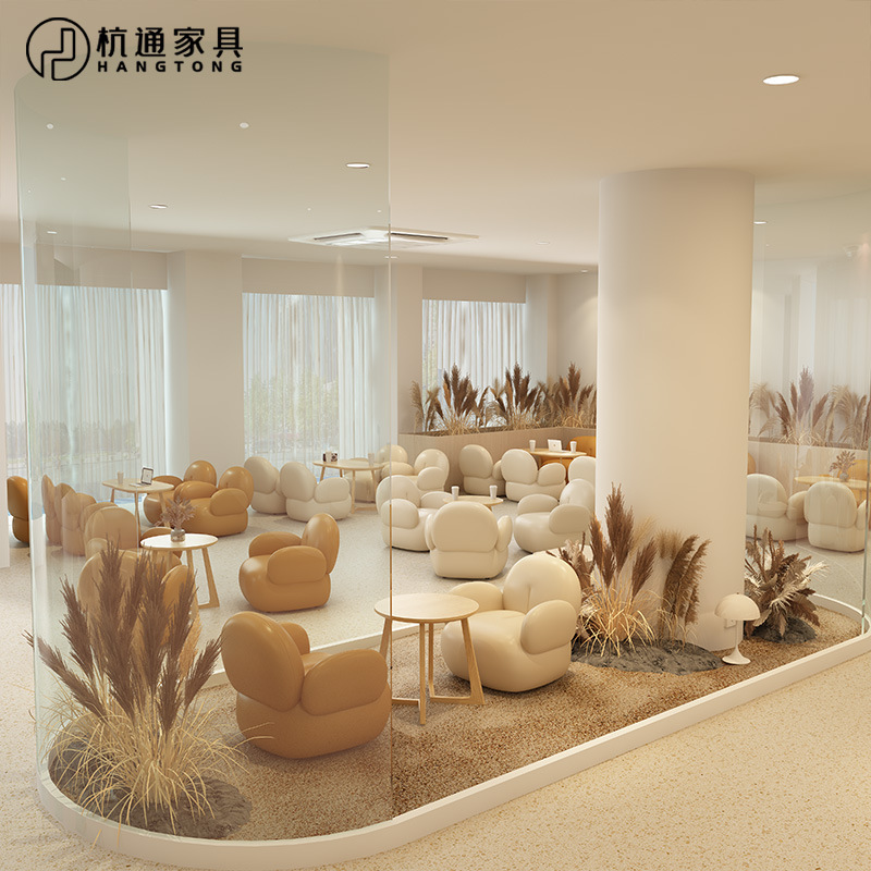 Negosiasi sofa santai, meja da - Coffee Tea Library ulasan dan harga