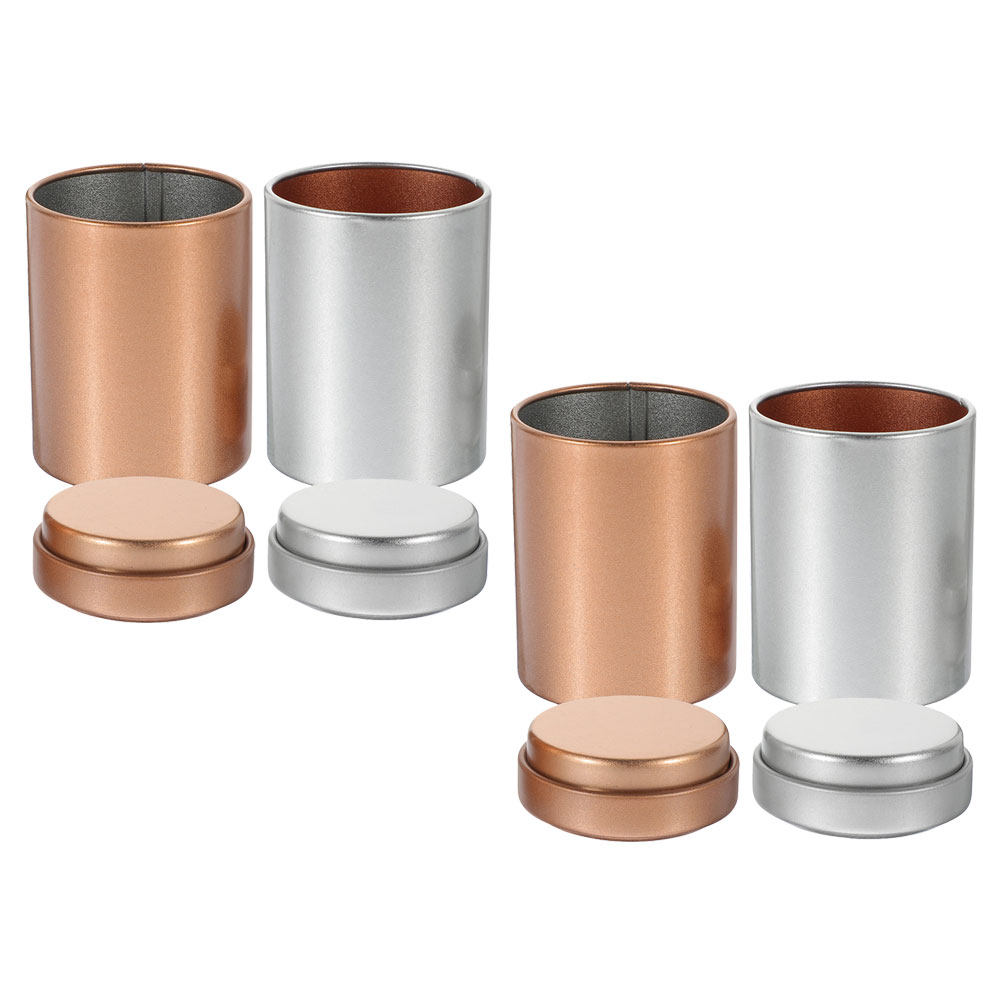 4Pcs Kaleng Teh Elegan dari Pl - Coffee Bean And Tea Leaf ulasan dan harga