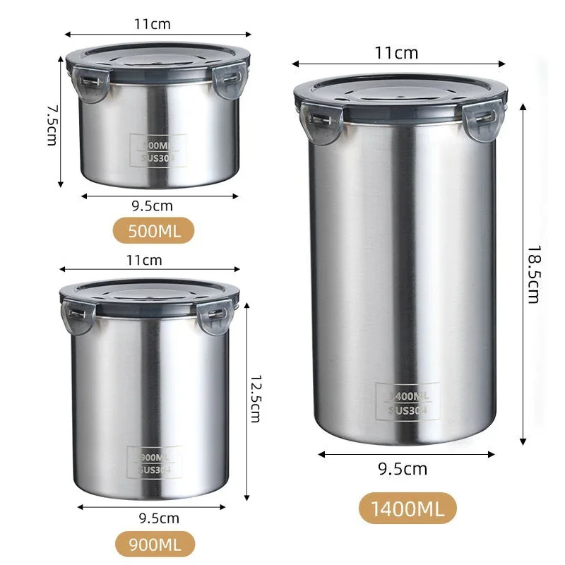Wadah makanan Stainless Steel, - Coffee Bean And Tea Leaf ulasan dan harga