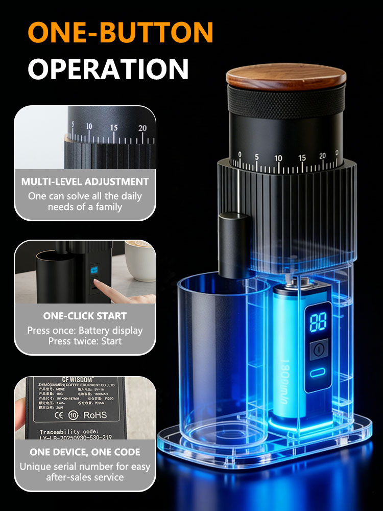 Penggiling Kopi Elektrik Porta - Burr Hand Grinder ulasan dan harga