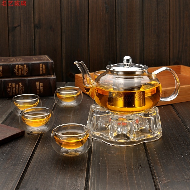 600/800 Ml Tahan Panas Kaca Te - Coffee Tea And Sugar Canister Set ulasan dan harga