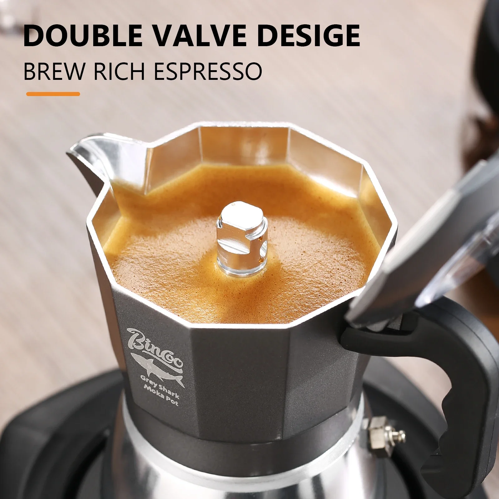 Bincoo 2 Cangkir Double Valve  - Coffee Tea Making Machine ulasan dan harga