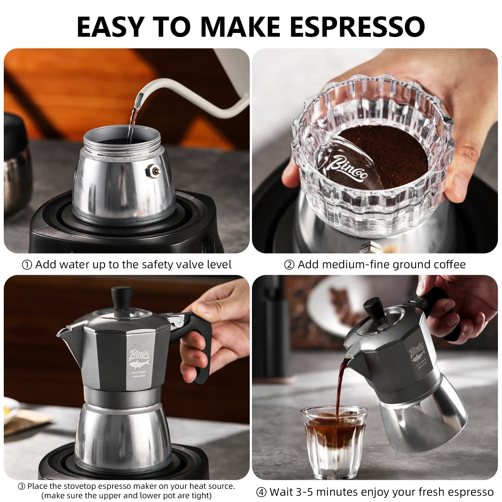 Bincoo 2 Cangkir Double Valve  - Coffee Tea Making Machine ulasan dan harga