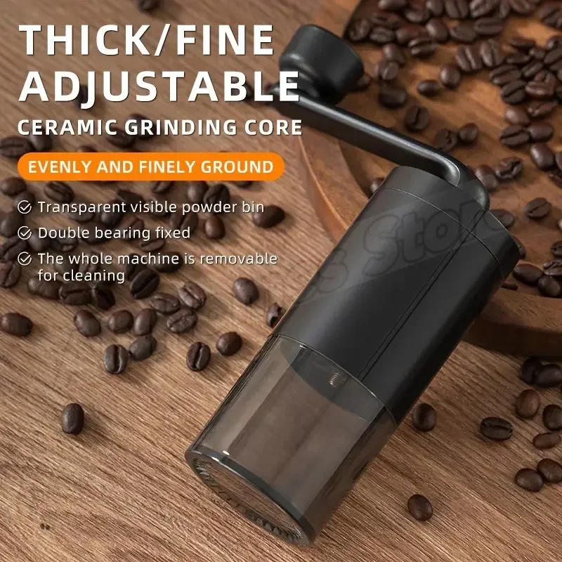 Penggiling Kopi Manual yang Da - Burr Hand Grinder ulasan dan harga