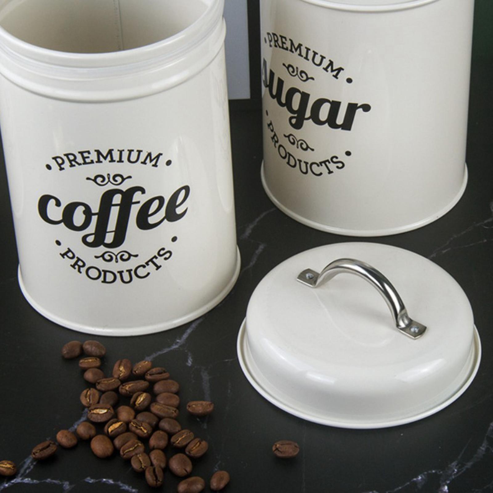 Set Wadah Logam Kedap Udara un - Coffee Tea And Sugar Canister Set ulasan dan harga