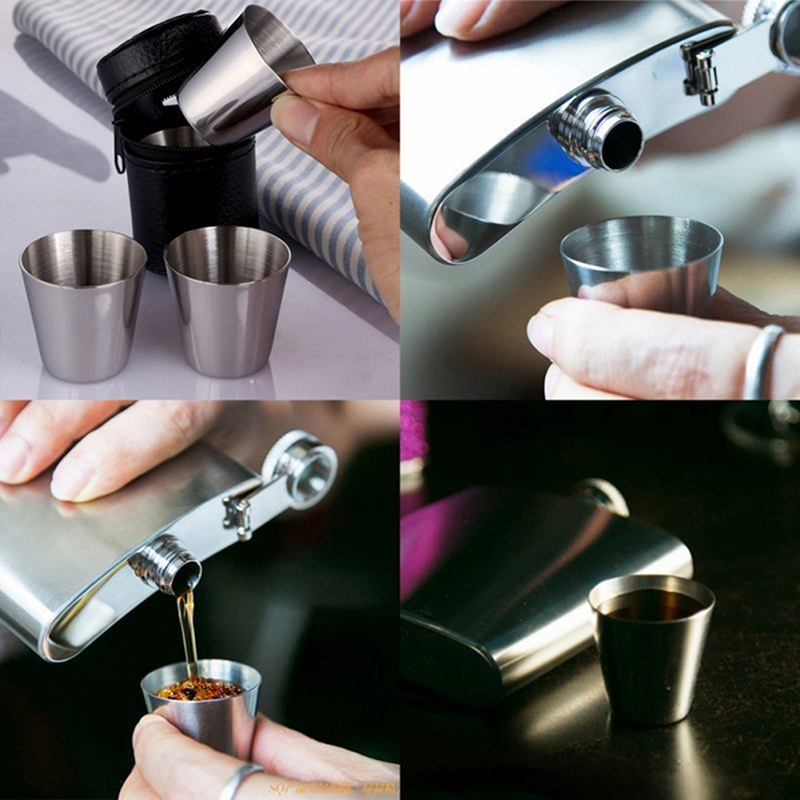 Cangkir Mini Stainless Steel,  - Coffee Tea And Sugar Canister Set ulasan dan harga