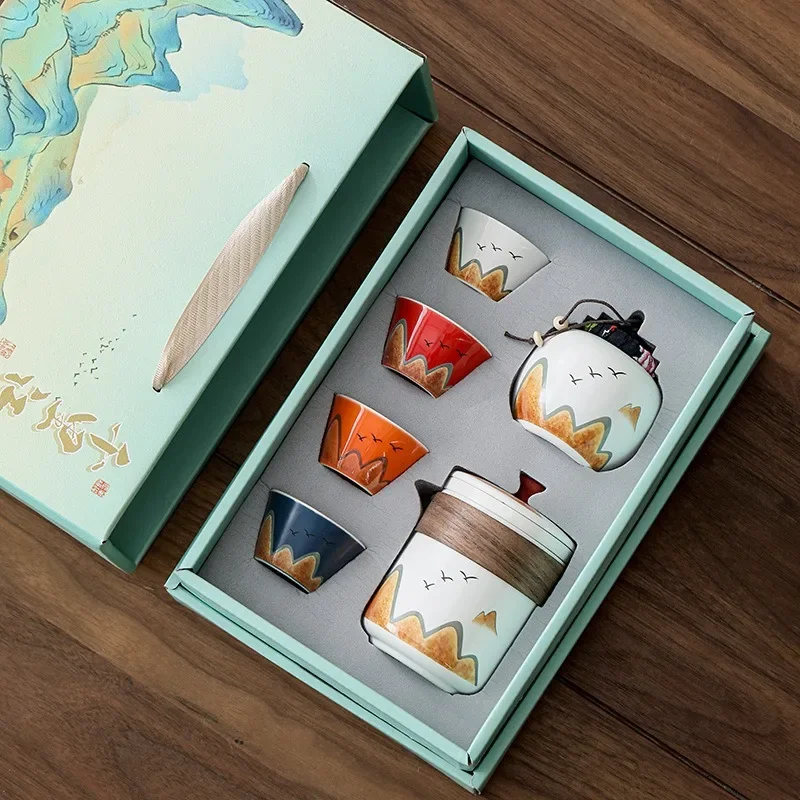 Kotak hadiah, cangkir teh kera - Coffee Tea Sugar Set ulasan dan harga