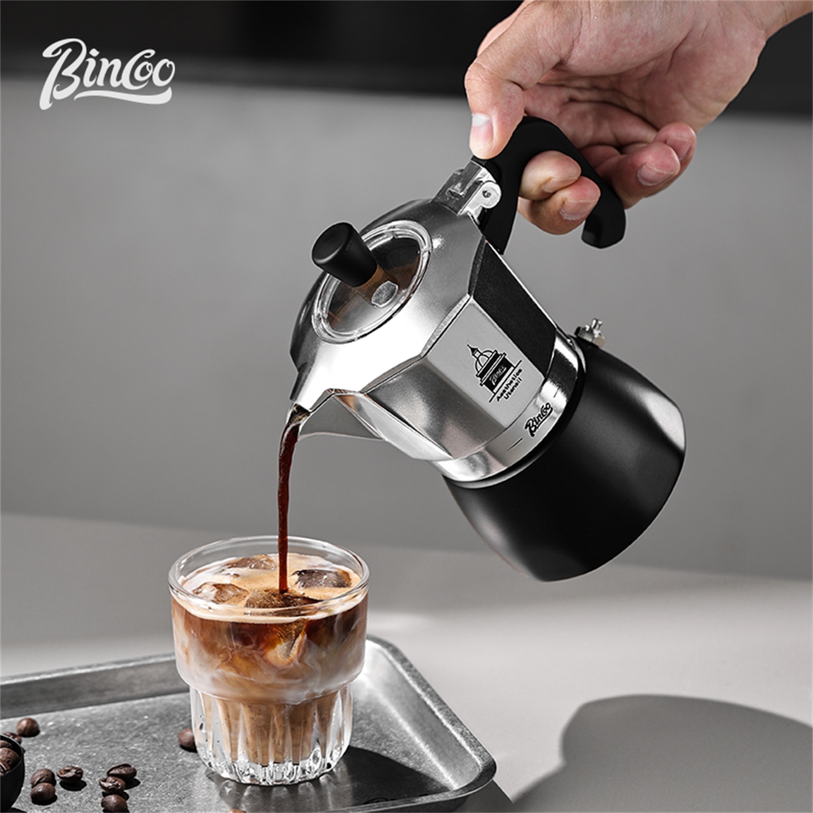 BINCOO Teko Moka Katup Ganda,  - Coffee Tea Making Machine ulasan dan harga