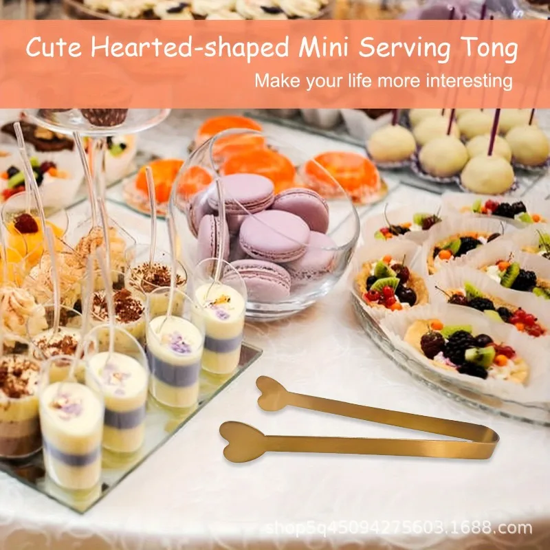4/6 Buah Penjepit Mini Berbent - Coffee Tea Sugar Set ulasan dan harga