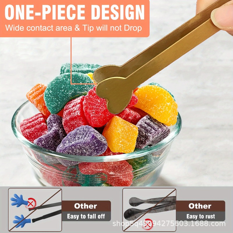 4/6 Buah Penjepit Mini Berbent - Coffee Tea Sugar Set ulasan dan harga