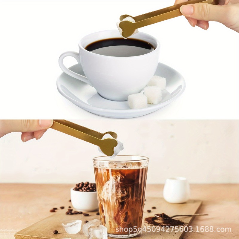 4/6 Buah Penjepit Mini Berbent - Coffee Tea Sugar Set ulasan dan harga