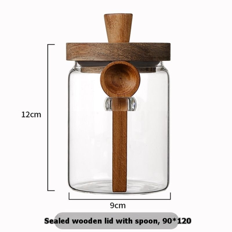 Set Wadah Penyimpanan Kaca ABJ - Coffee Tea And Sugar Canister Set ulasan dan harga
