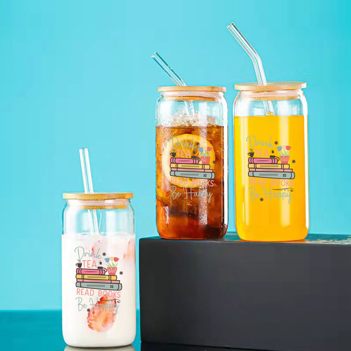 1 buah minuman teh membaca buk - Coffee Tea Library ulasan dan harga