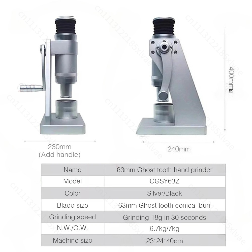 Penggiling Kopi Manual 63mm de - Burr Hand Grinder ulasan dan harga