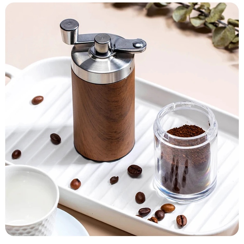 Penggiling Kopi Manual Portabe - Burr Hand Grinder ulasan dan harga