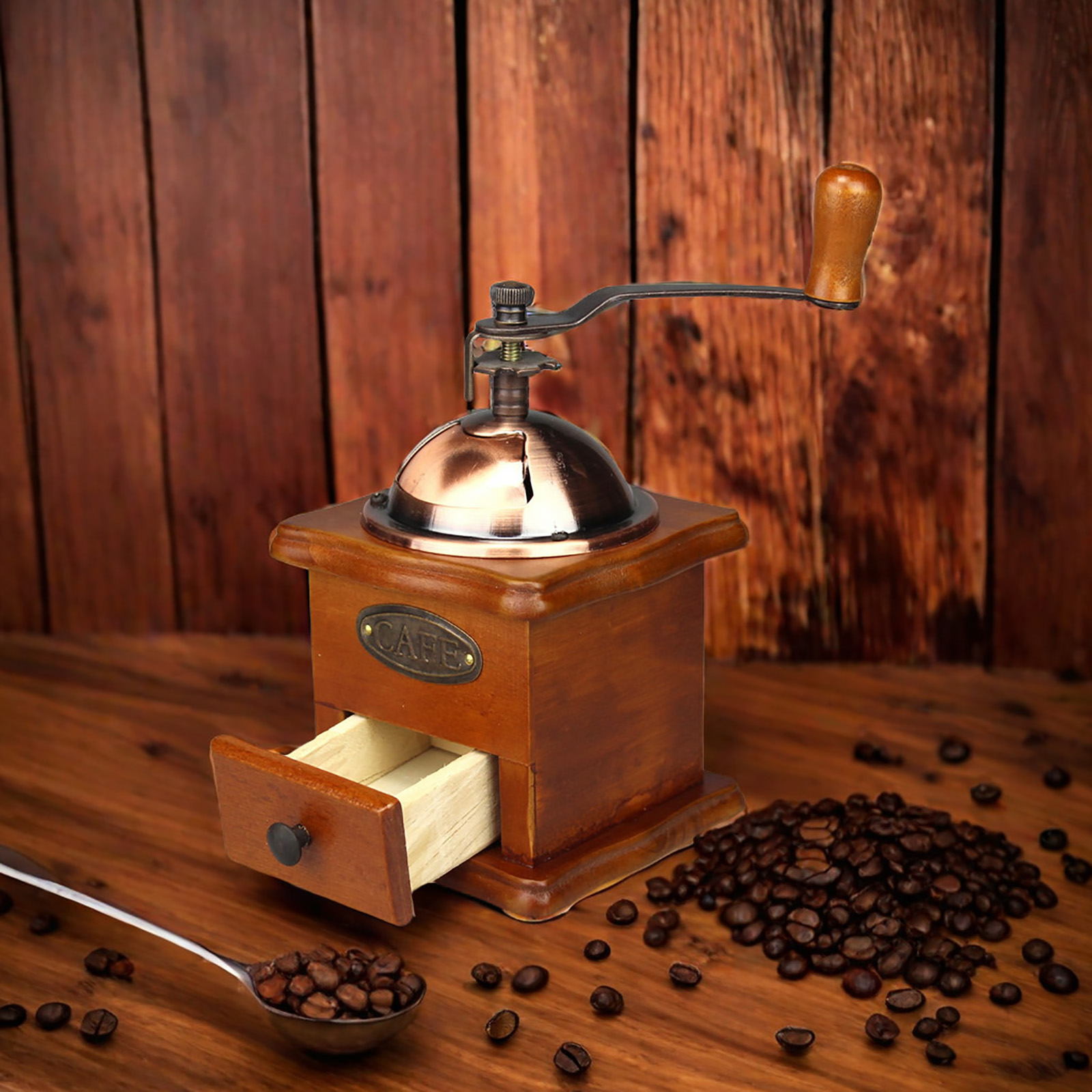 Mesin penggiling kopi Manual,  - Burr Hand Grinder ulasan dan harga