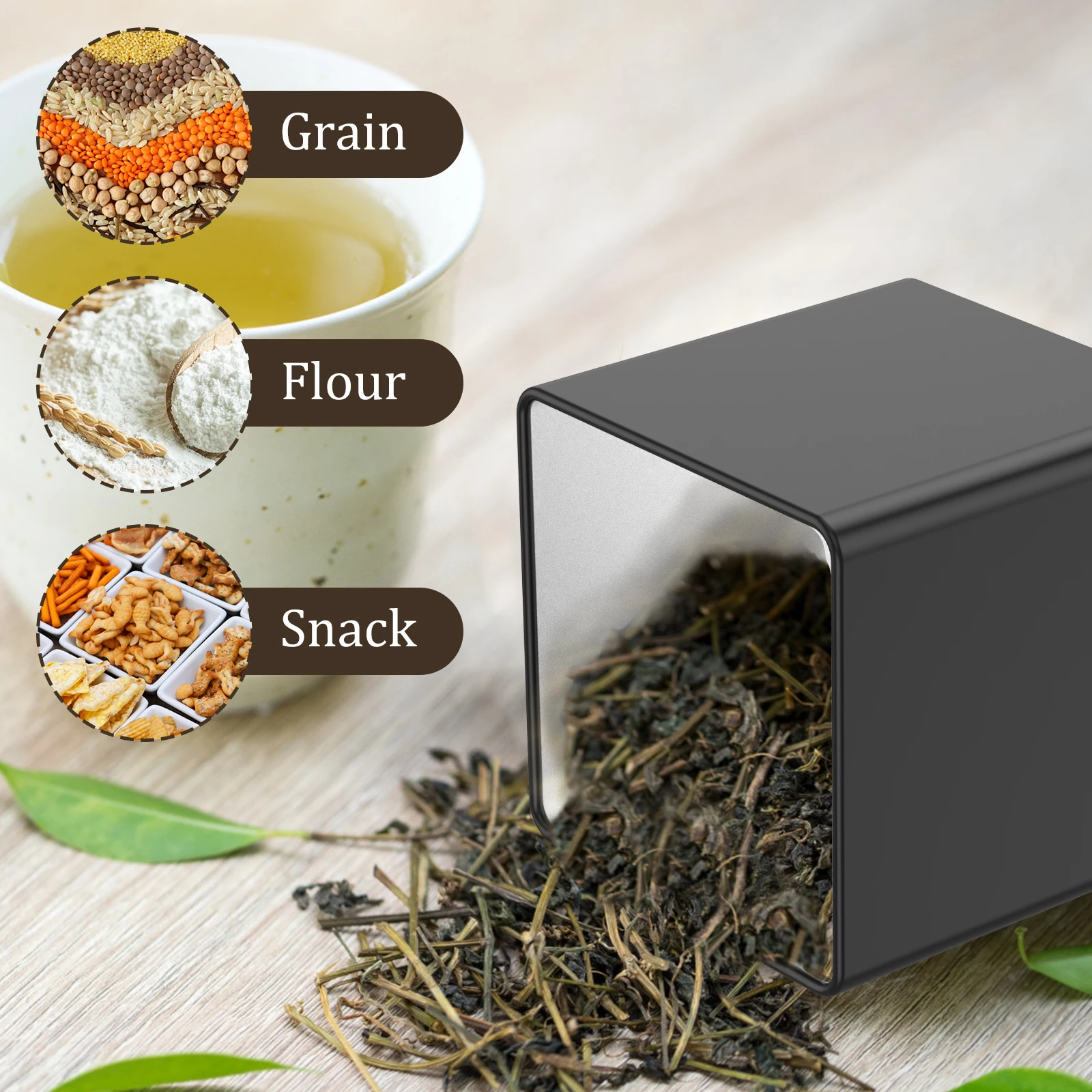 Set 3 Buah Kaleng Kopi Gula Te - Coffee Tea And Sugar Canister Set ulasan dan harga