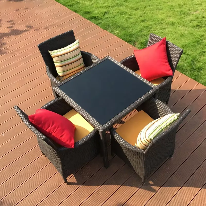 Set Meja dan Kursi Rotan Luar  - Coffee Tea Garden ulasan dan harga