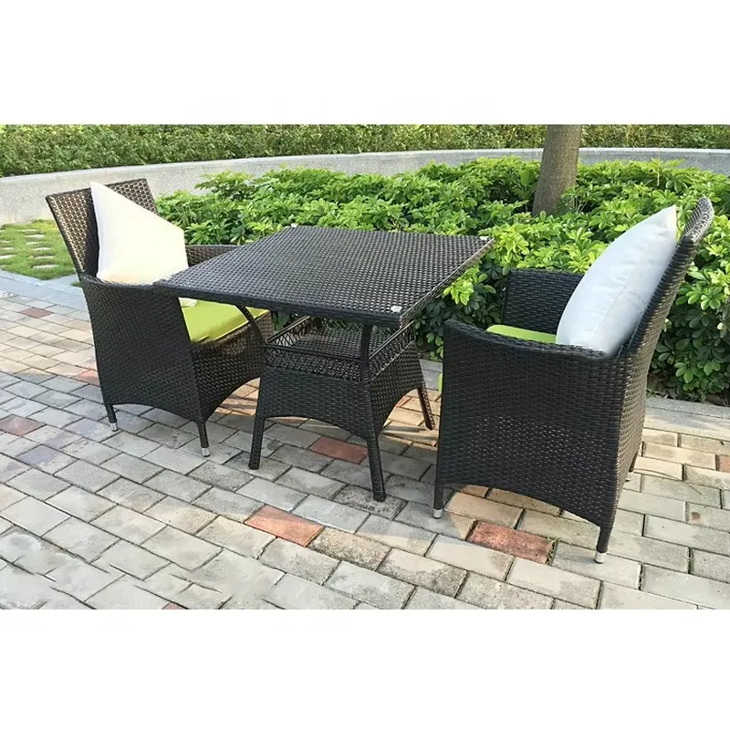 Set Meja dan Kursi Rotan Luar  - Coffee Tea Garden ulasan dan harga
