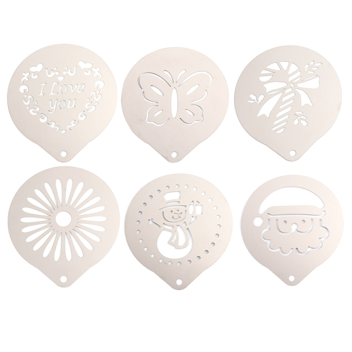1Set Stensil Kopi Baja Tahan K - Coffee Stencil Art ulasan dan harga