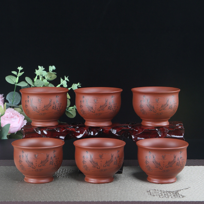 Yixing Cangkir Teh Tanah Liat  - Coffee Tea Sugar Set ulasan dan harga