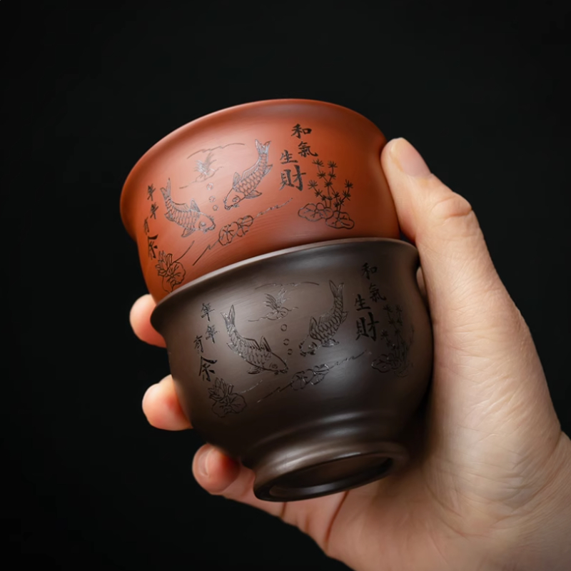 Yixing Cangkir Teh Tanah Liat  - Coffee Tea Sugar Set ulasan dan harga