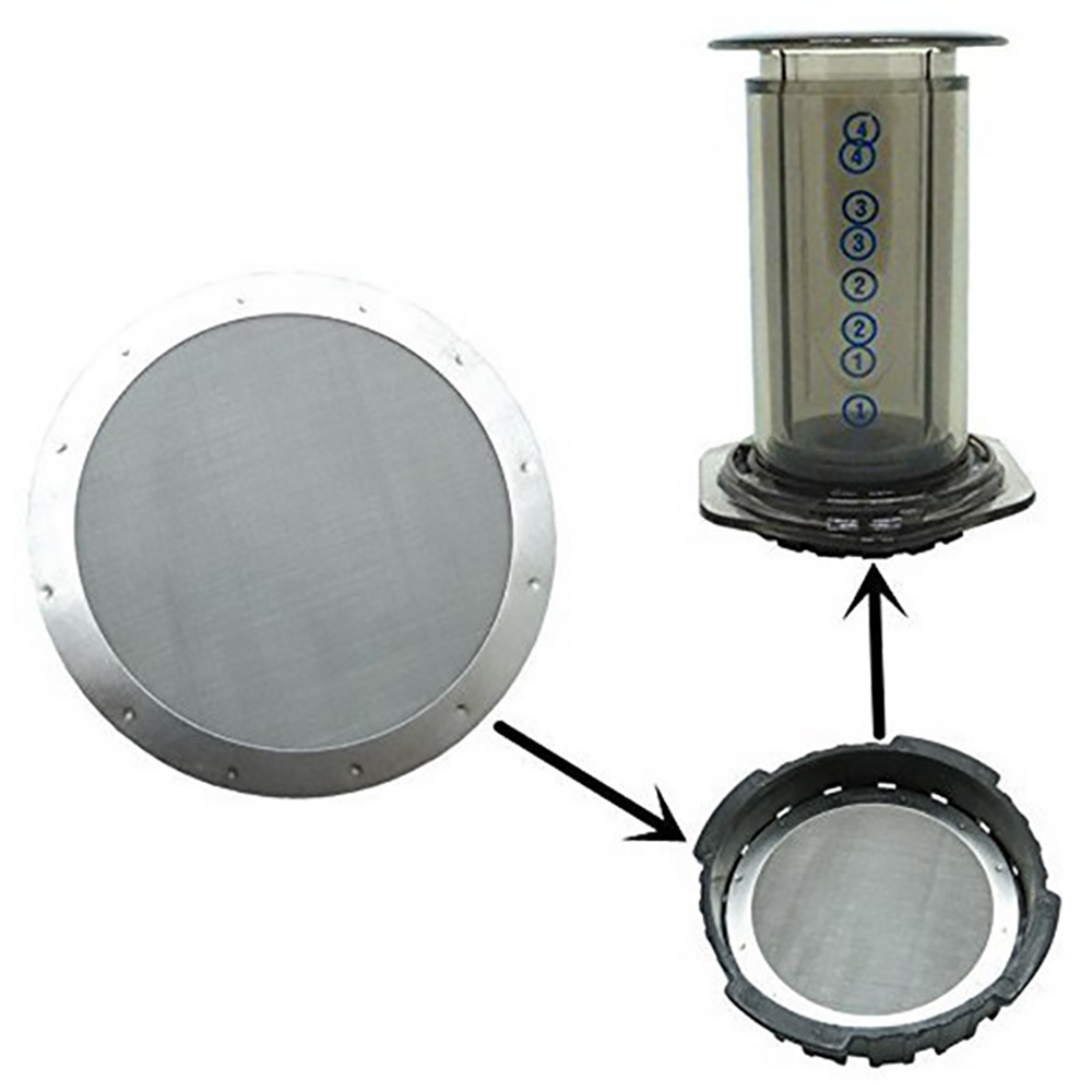 2 buah/lot 61MM jaring logam k - Aeropress Coffee Maker ulasan dan harga