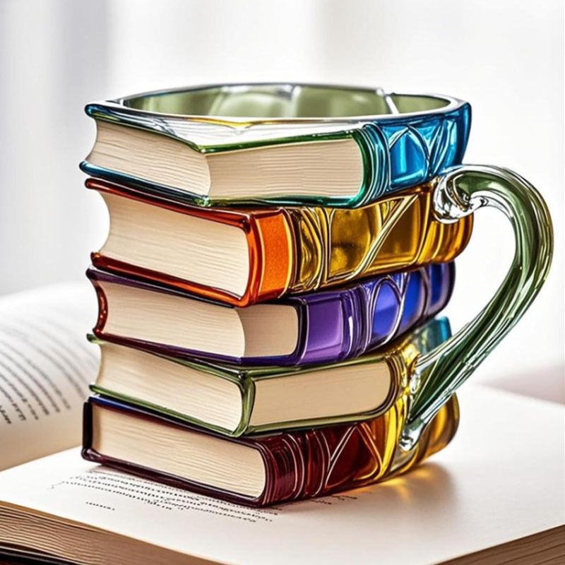 Mug Kopi Buku Cappuccino Warna - Coffee Tea Library ulasan dan harga