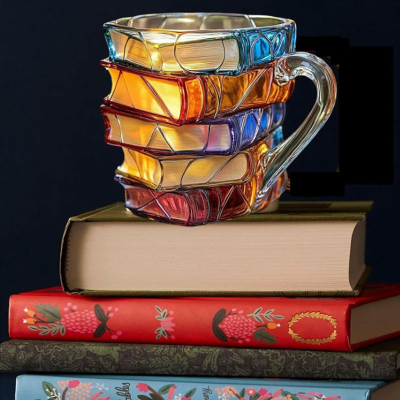 Mug Kopi Buku Cappuccino Warna - Coffee Tea Library ulasan dan harga