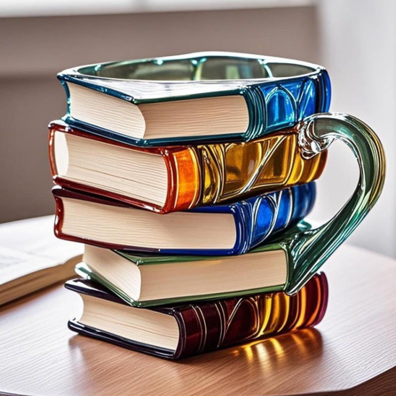 Mug Kopi Buku Cappuccino Warna - Coffee Tea Library ulasan dan harga