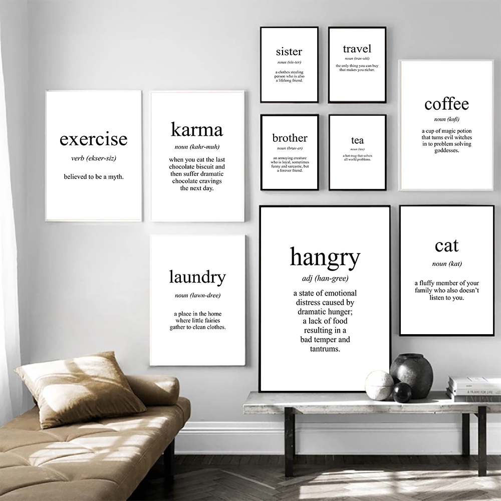 Poster Lukisan Kanvas Cetak Es - Coffee To Tea Meaning ulasan dan harga