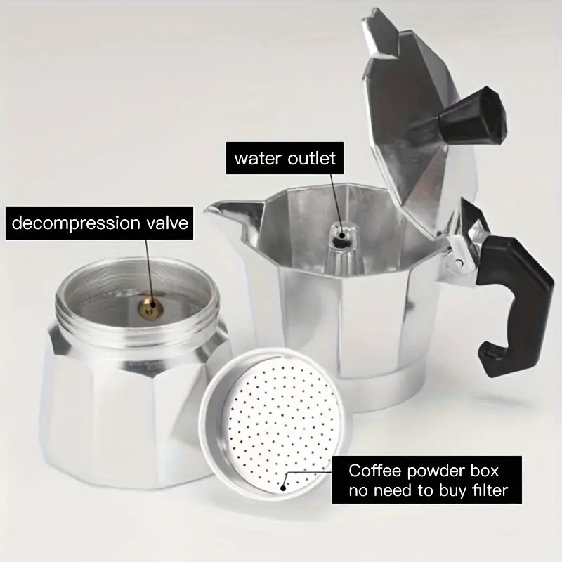 Moka Pot Aluminium Klasik 50-3 - Coffee Tea Making Machine ulasan dan harga