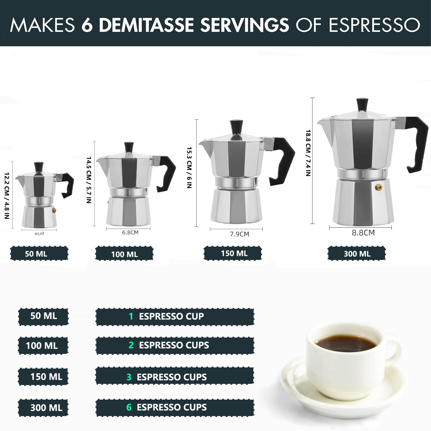 Moka Pot Aluminium Klasik 50-3 - Coffee Tea Making Machine ulasan dan harga