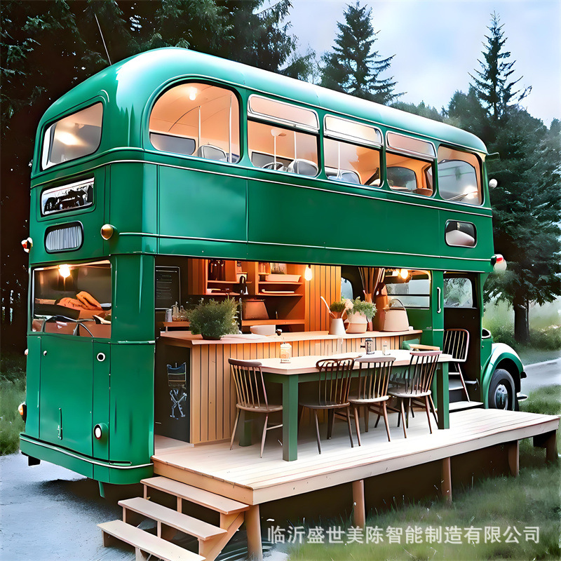 【Desain Baru】Gerobak Bus Tingk - Coffee Tea & Hot Chocolate ulasan dan harga