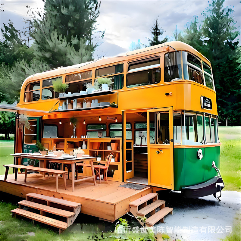 【Desain Baru】Gerobak Bus Tingk - Coffee Tea & Hot Chocolate ulasan dan harga