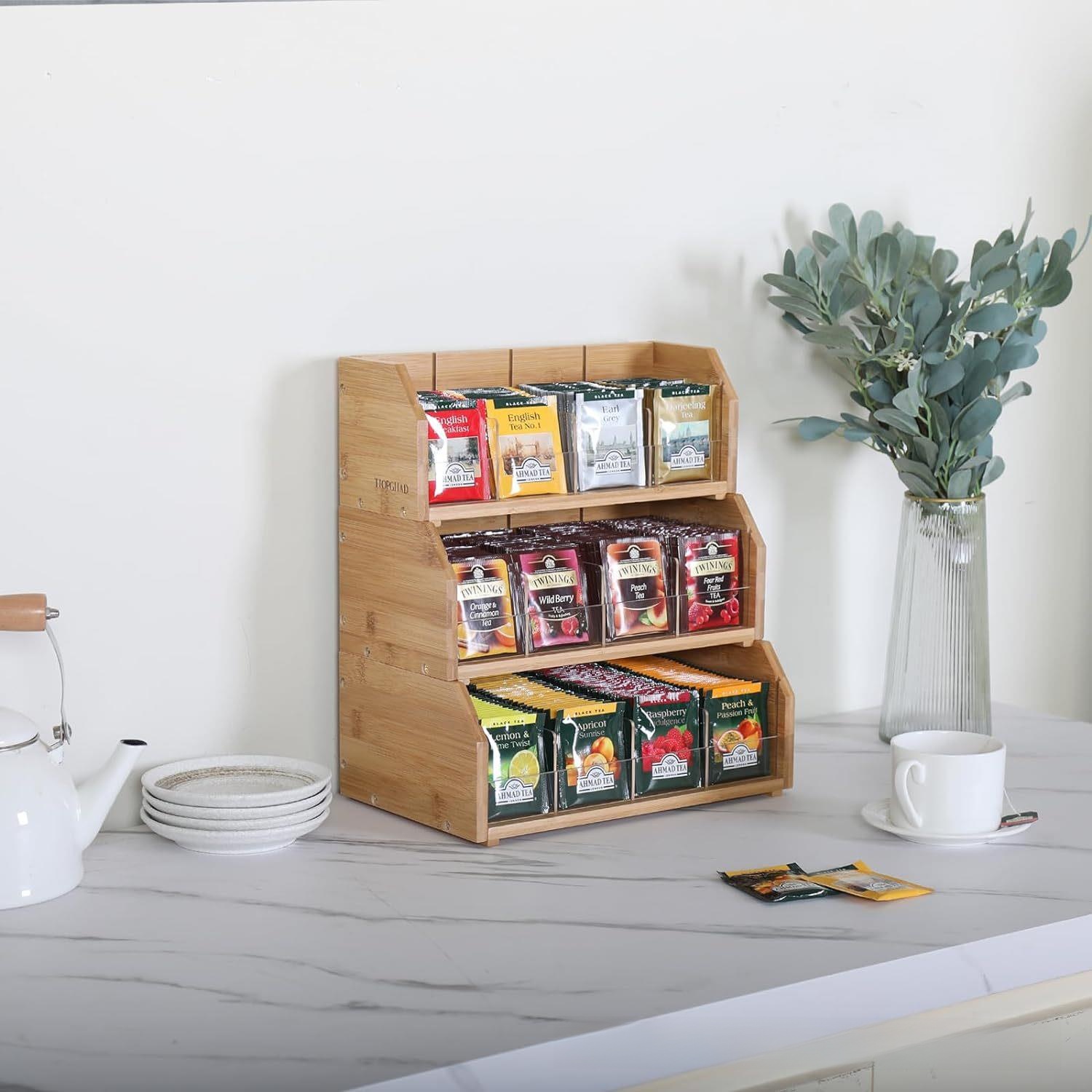 Kotak Penyimpanan Kantong Teh  - Coffee Tea Organizer ulasan dan harga