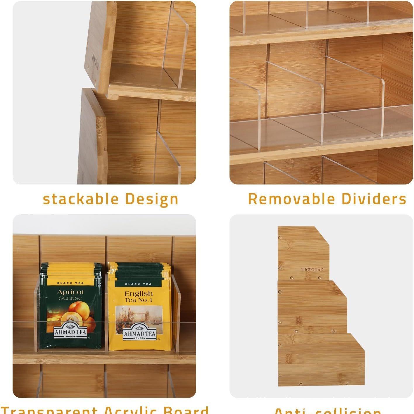 Kotak Penyimpanan Kantong Teh  - Coffee Tea Organizer ulasan dan harga