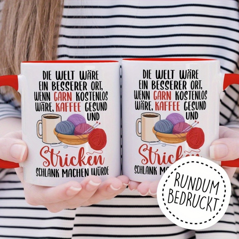 1 Mug Rajut Lucu - 