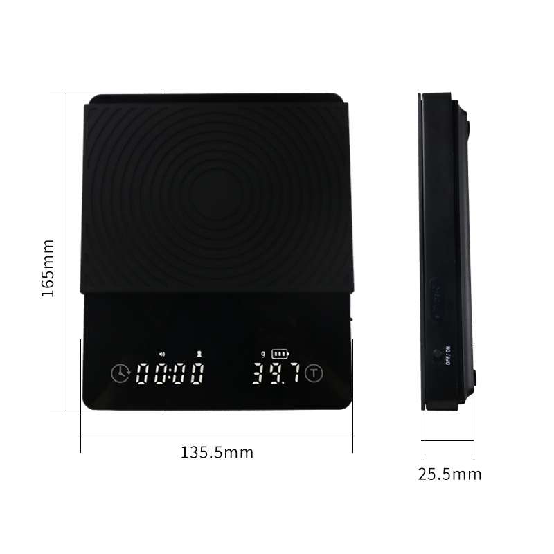 Timbangan Kopi Basic 3 Black M - Coffee Bean Scale ulasan dan harga